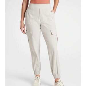 Athleta Chelsea Utility Jogger Cream  Lightweight #530630